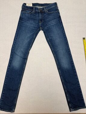 Hollister Skinny Fit Jeans Blue Wash Men’s Size 30x36